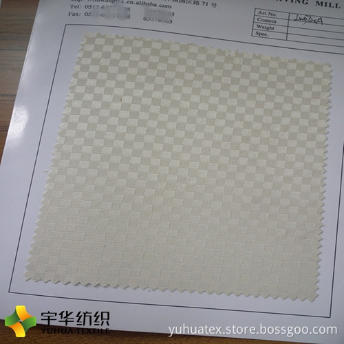 Grid Linen Like Blackout Curtain Fabric